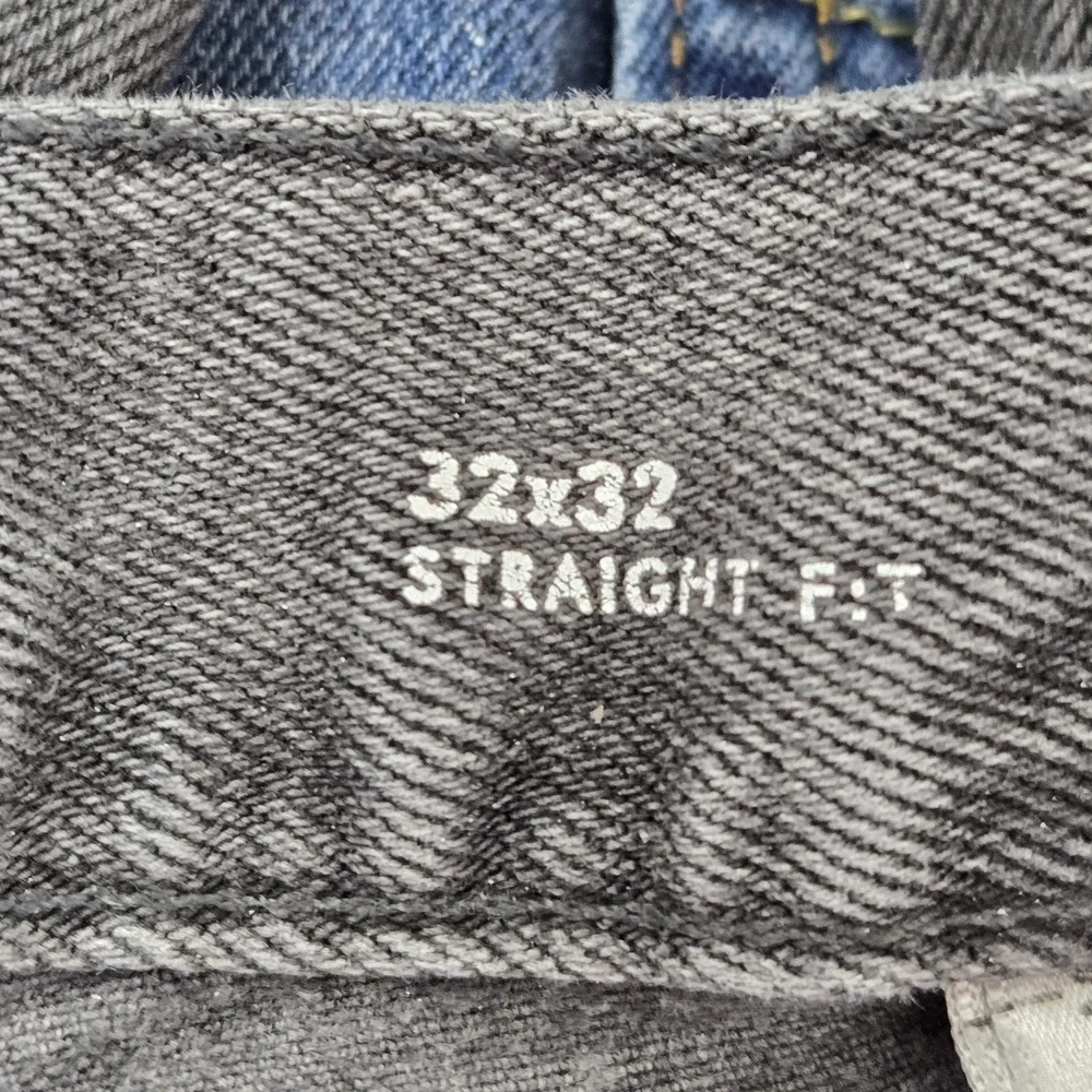 Banana Republic Men Jeans 32X32 Gray Denim Straight Button 32